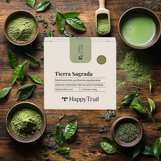 Tierra sagrada| Arcilla con Té verde