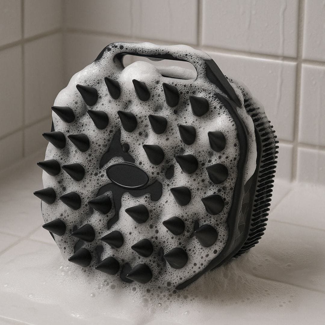Cepillo de silicona 2 en 1 Cabeza y cuerpo