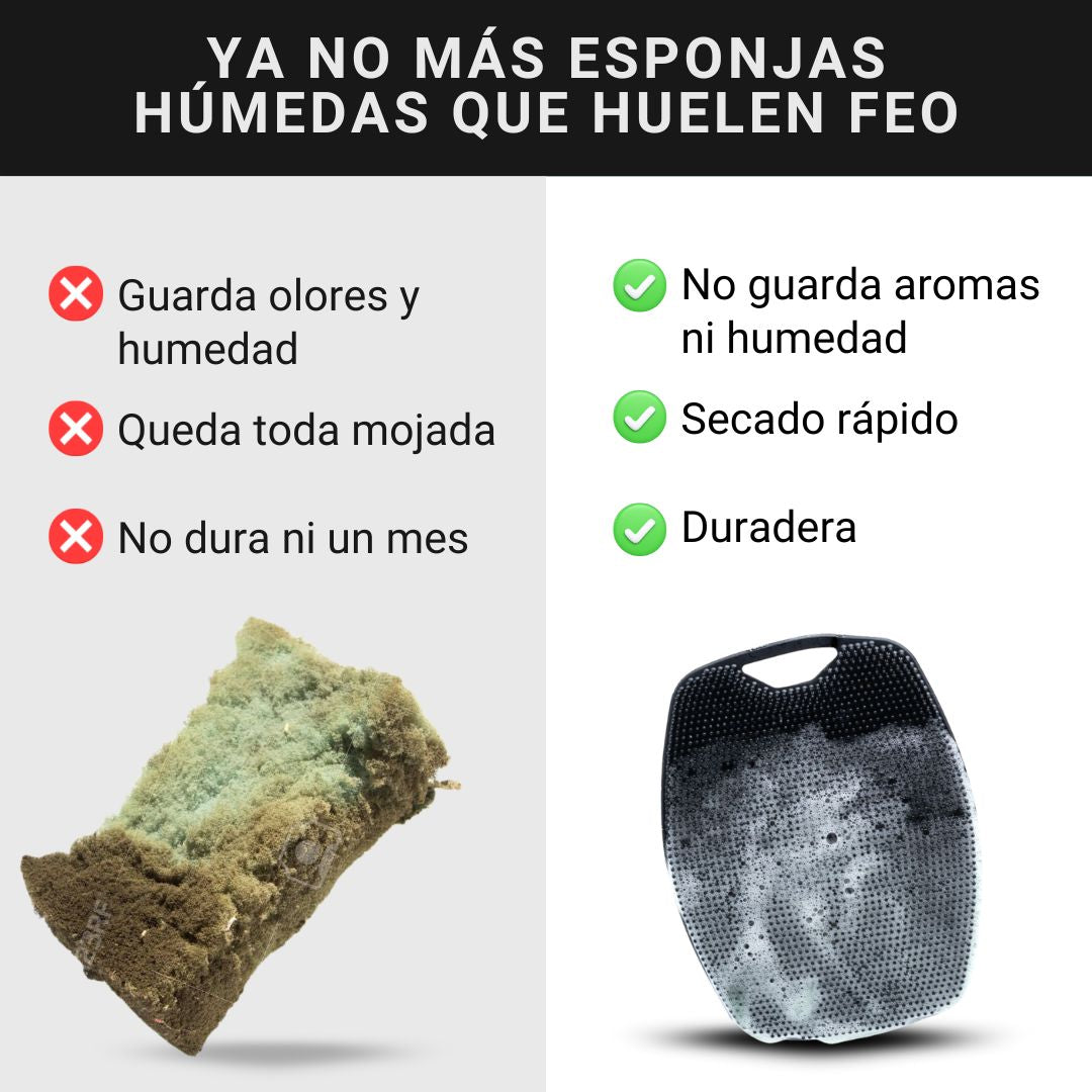 Esponja de silicon para baño | HAPPY TRAIL ®